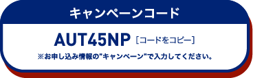 キャンペーンコード コードをコピー