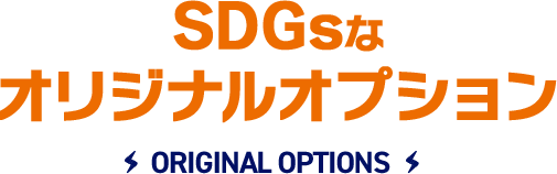 SDGsなオリジナルオプション ORIGINAL OPTIONS