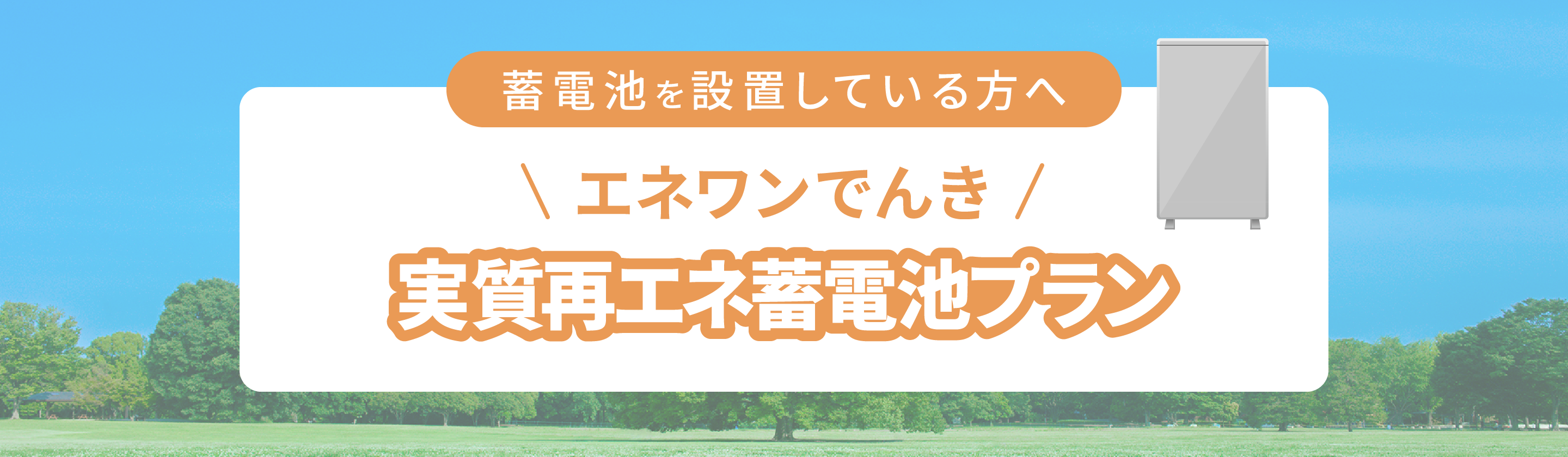 実質再エネ蓄電池プラン